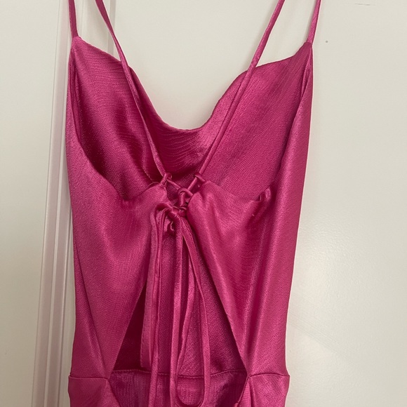 NWT Bec & Bridge Loren Maxi Dress Deep Pink - Picture 6 of 9